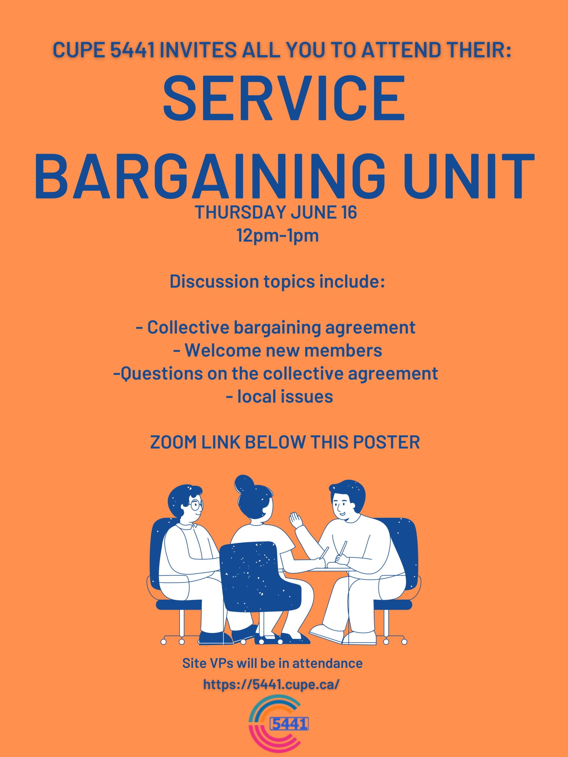 Service Bargaining Unit June 2022 CUPE 5441